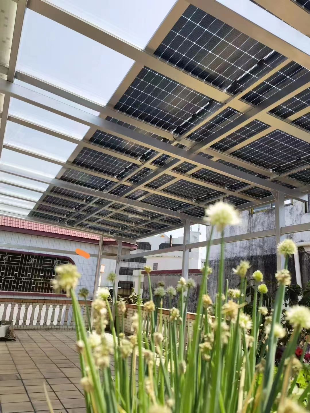 禹城别墅家用屋顶太阳能发电系统安装